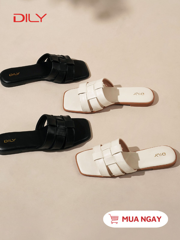 Dép nữ quai ngang bản lớn tôn chân AA0487 - DILY