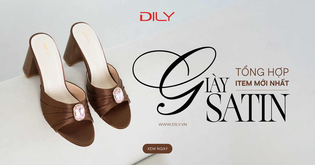Giày nữ chất liệu satin – Xu hướng thời trang 2026 được phái đẹp yêu thích