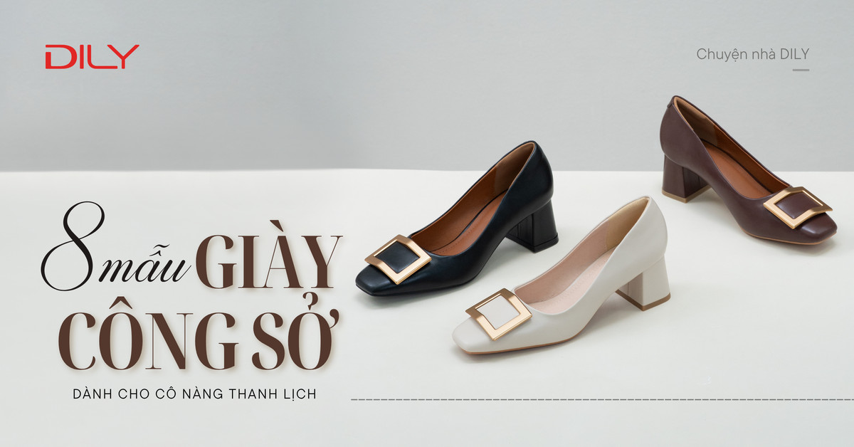 8 mẫu giày công sở nữ thanh lịch bán chạy trong BST DILY
