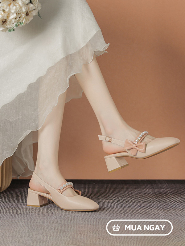 Giày búp bê slingback tiểu thư AA0352 - DILY