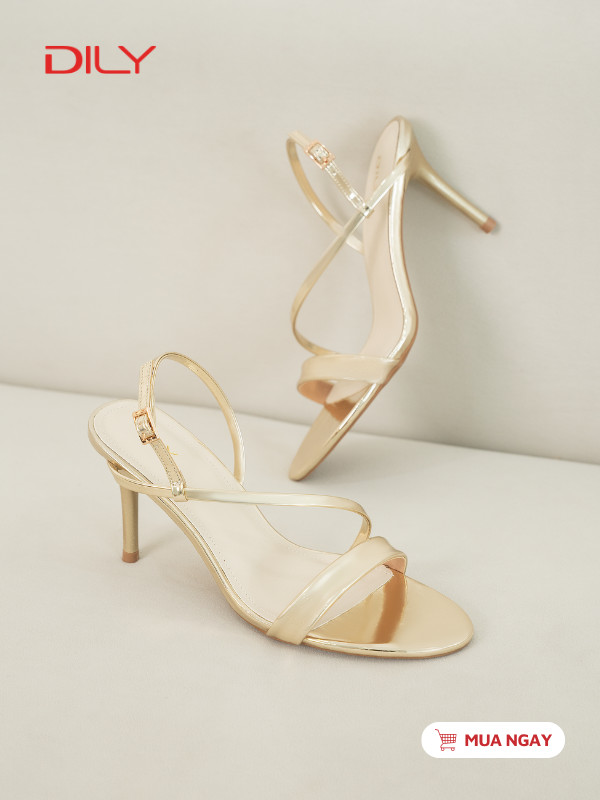 Sandal mũi tròn thiết kế quai mảnh sang trọng DL0682 - DILY