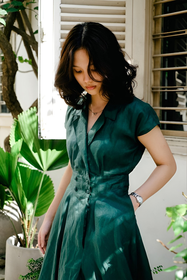 Đầm sơ mi - Item thanh lịch, đa dụng nàng công sở không thể thiếu