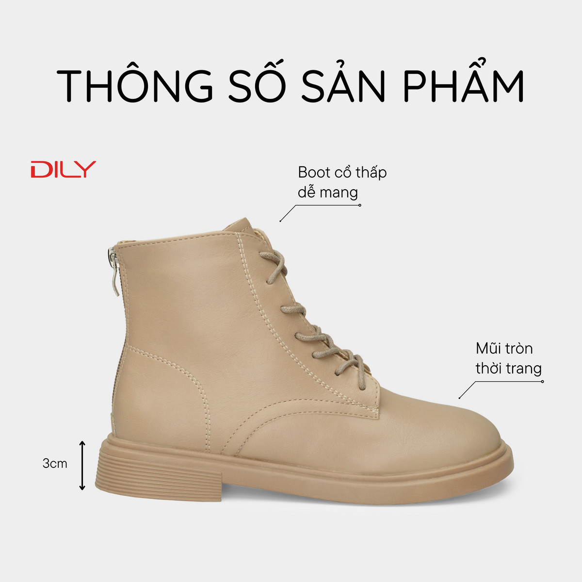 Boot Cổ Thấp AG0130