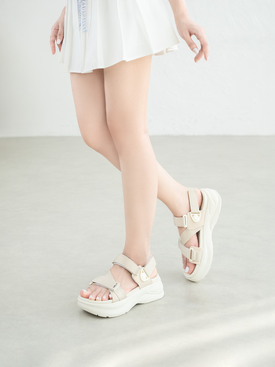 Giày Sandal DL0575 Trắng Kem