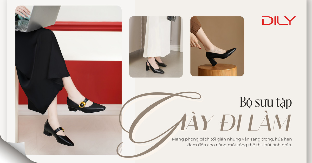 Giày đi làm DILY - sự lựa chọn hoàn hảo cho quý cô công sở