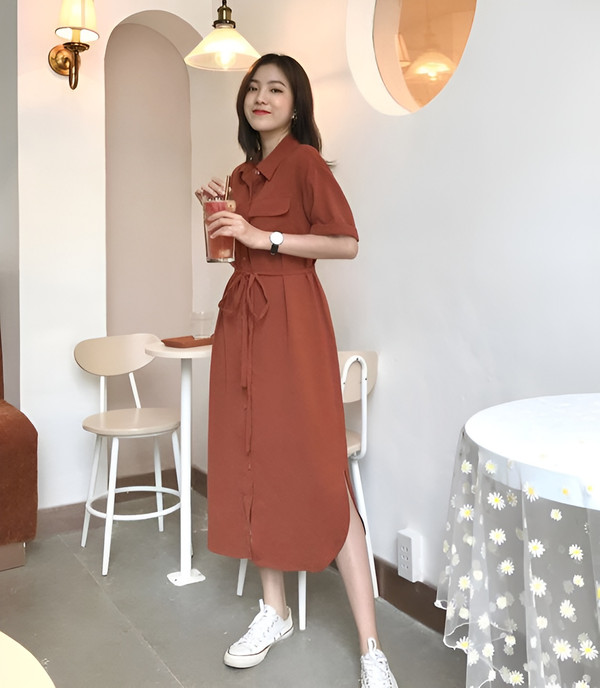 Đầm sơ mi - Item thanh lịch, đa dụng nàng công sở không thể thiếu