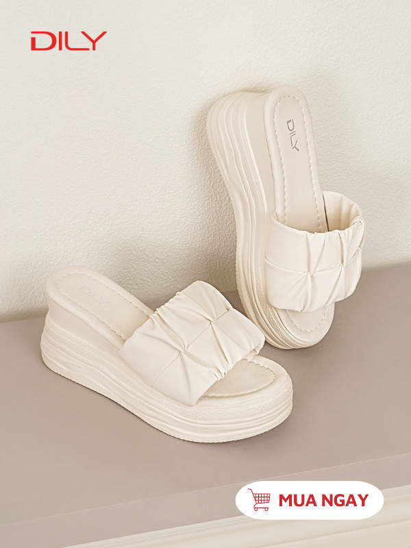 Dép đế xuồng quai nhún trẻ trung AG0159 - DILY