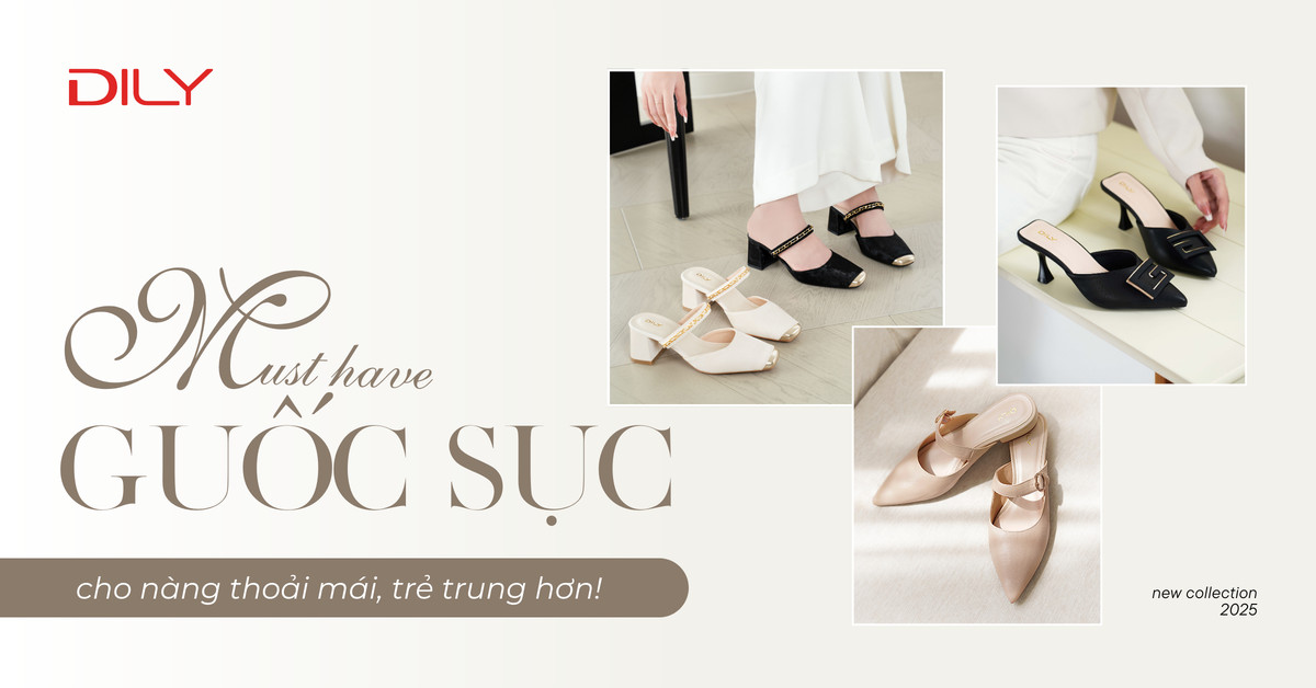 Guốc sục - Item giúp nàng có bàn chân nhỏ nhắn, thon gọn