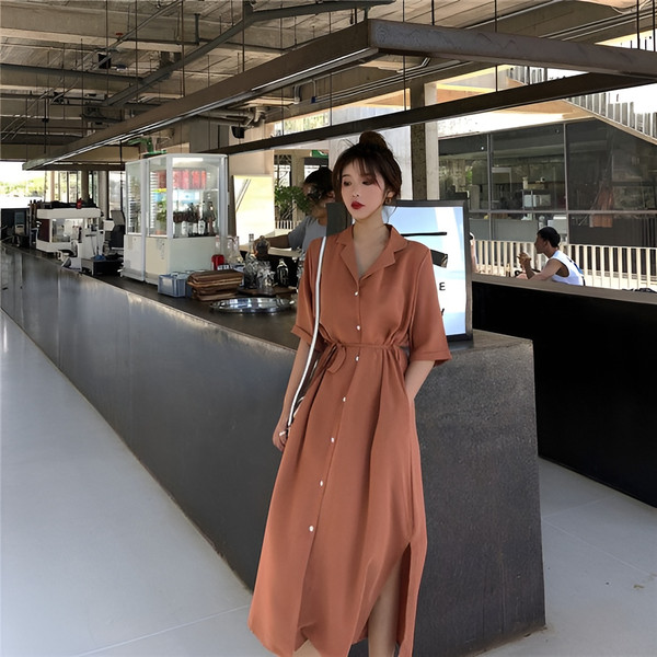 Đầm sơ mi - Item thanh lịch, đa dụng nàng công sở không thể thiếu