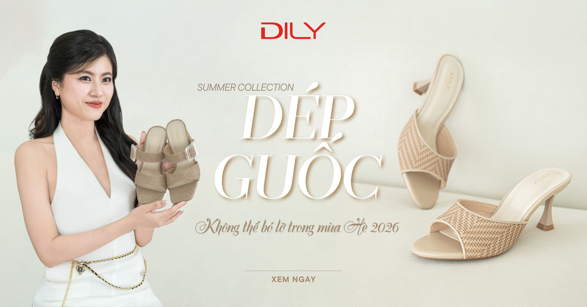 Top 8 mẫu dép guốc đẹp của DILY không thể bỏ lỡ mùa hè 2026.