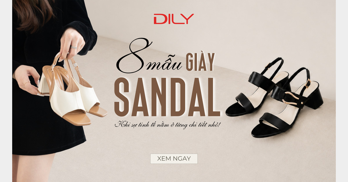 8 mẫu sandal cao gót thanh lịch, tinh tế trong từng chi tiết