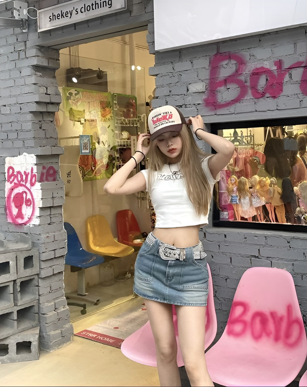 Baby tee outfit - Phối đồ với mẫu áo mang đậm phong cách Y2K
