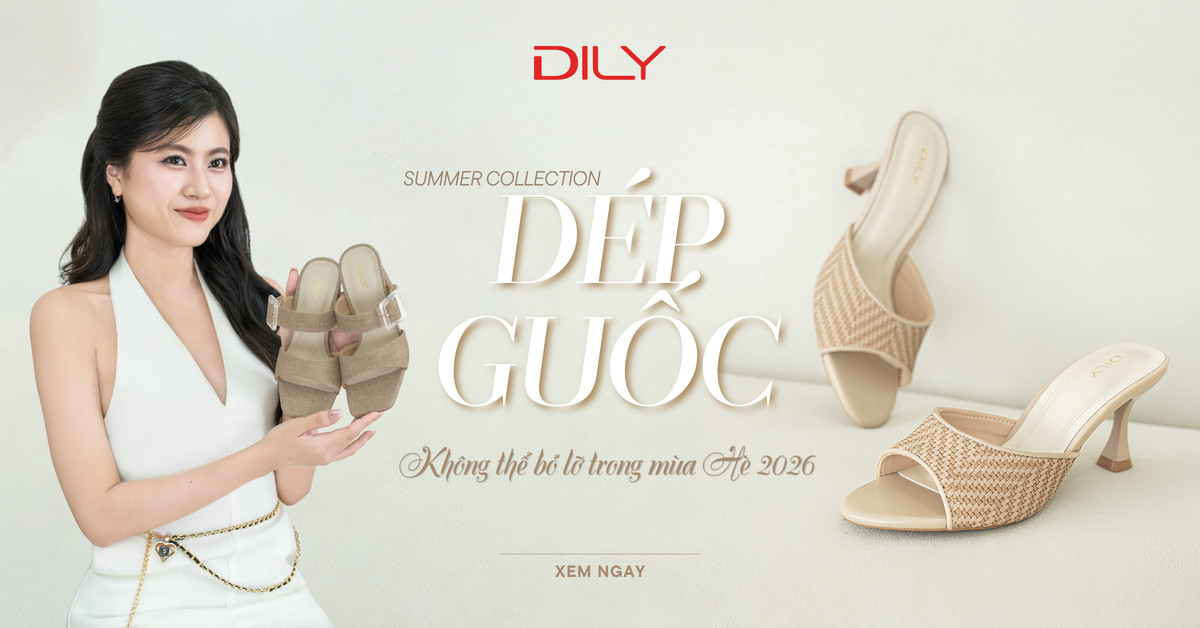 Top 8 mẫu dép guốc đẹp của DILY không thể bỏ lỡ mùa hè 2026.