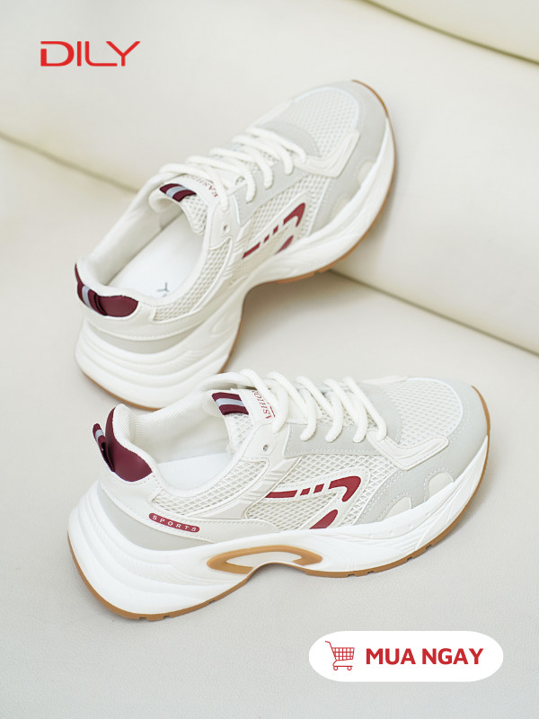 Giày sneaker chunky phối màu trẻ trung AG0169 - DILY