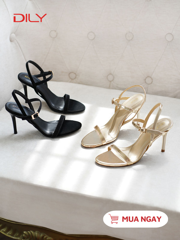Sandal cao gót quai mảnh thời thượng DL0565 - DILY