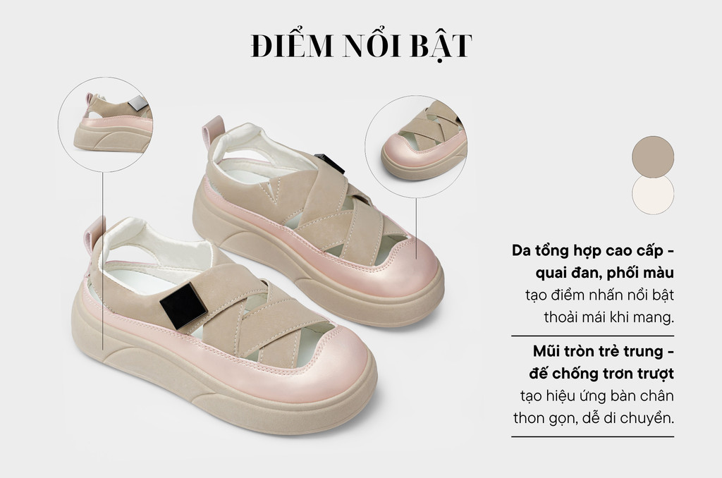 Sneaker Đế Độn AG0176