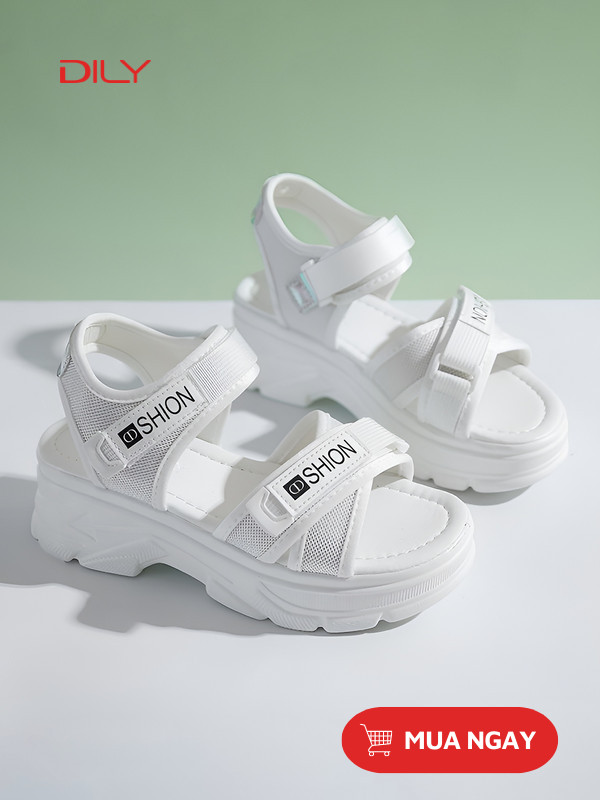 Giày sandal nữ đế cao quai chéo năng động AG0089 - DILY