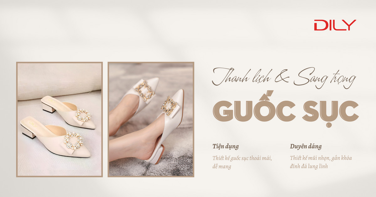 BST guốc sục nữ mới nhất dành riêng cho nàng nhà DILY