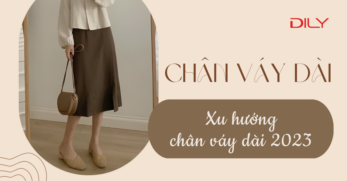 Chân váy dài - Xu hướng chân váy xinh nhất 2023 không nên bỏ lỡ