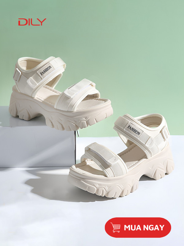 Sandal nữ đế độn quai ngang AG0086 - DILY