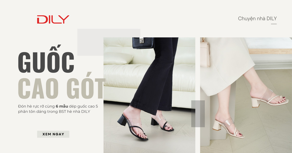 BST guốc cao gót 5 phân vừa tiện dụng vừa thời trang