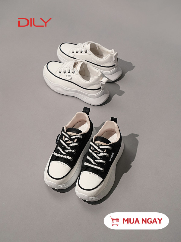 Giày sneaker đế độn trẻ trung AG0140 - DILY