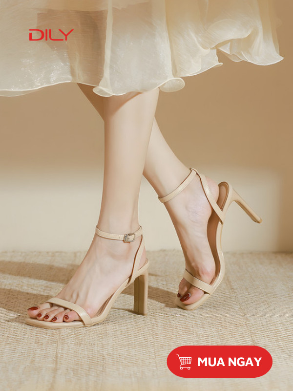 Sandal cao gót nữ quai mảnh siêu thanh lịch AA0390 - DILY