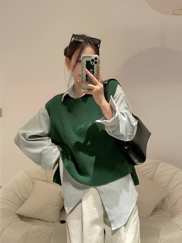 Mix đồ với quần ống suông cho nàng công sở yêu style Hàn Quốc