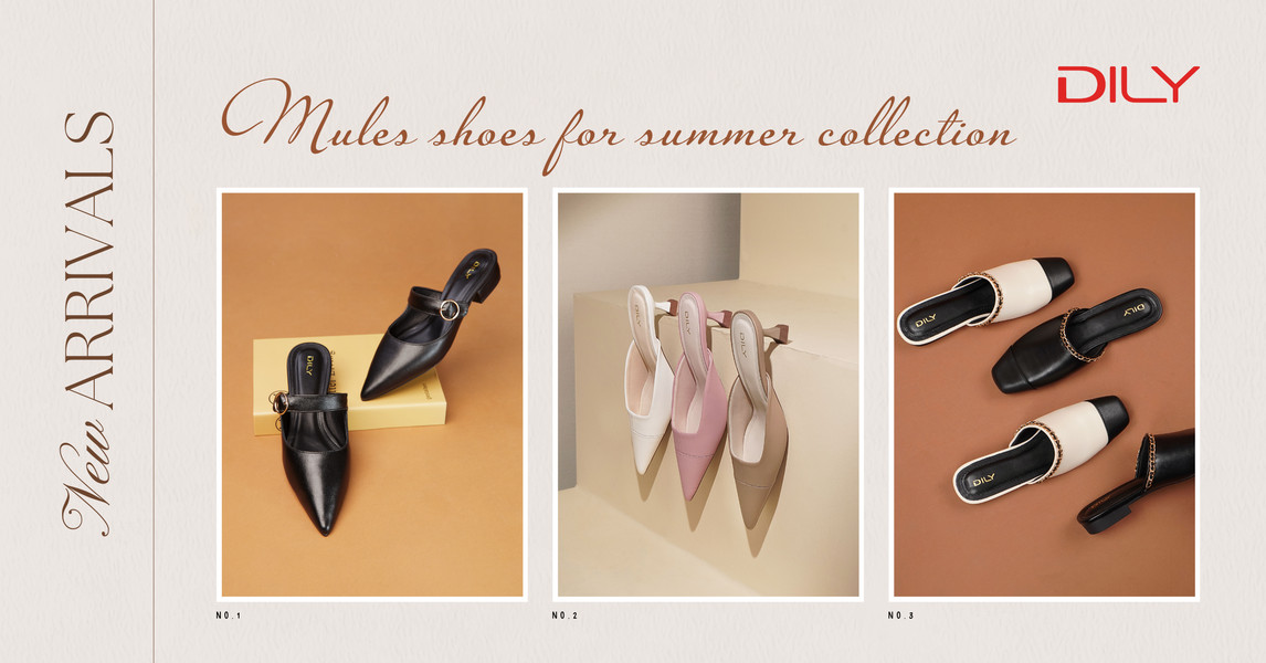 Cập nhật xu hướng thời trang mùa Hè 2024 - Giày Mules lên ngôi
