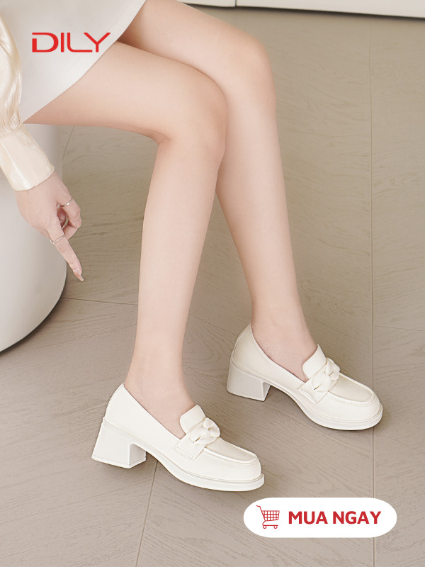 Giày Loafer quai nhún xinh xắn, trẻ trung AG0144 - DILY