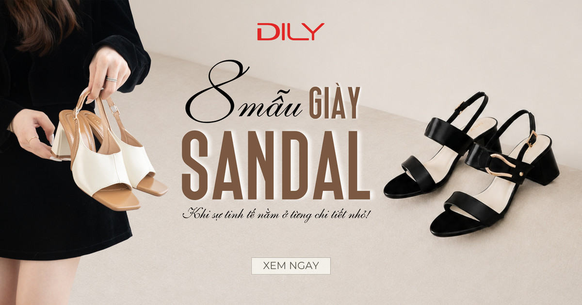 8 mẫu sandal cao gót thanh lịch, tinh tế trong từng chi tiết