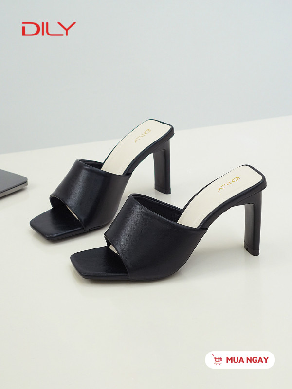 Dép guốc quai ngang bản lớn thanh lịch DL0602 - DILY