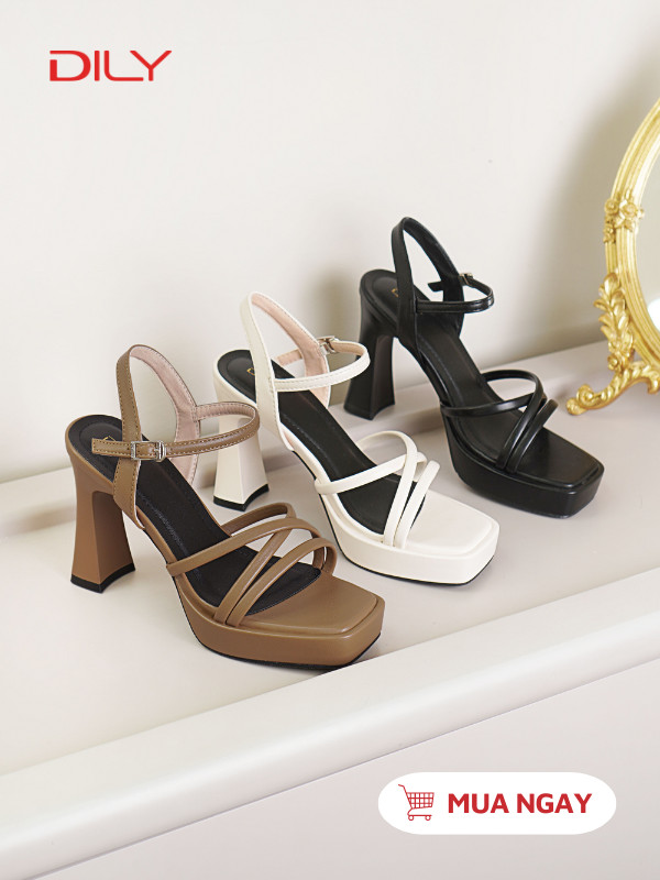 Sandal đế đúp quai mảnh thanh lịch DL0546 - DILY