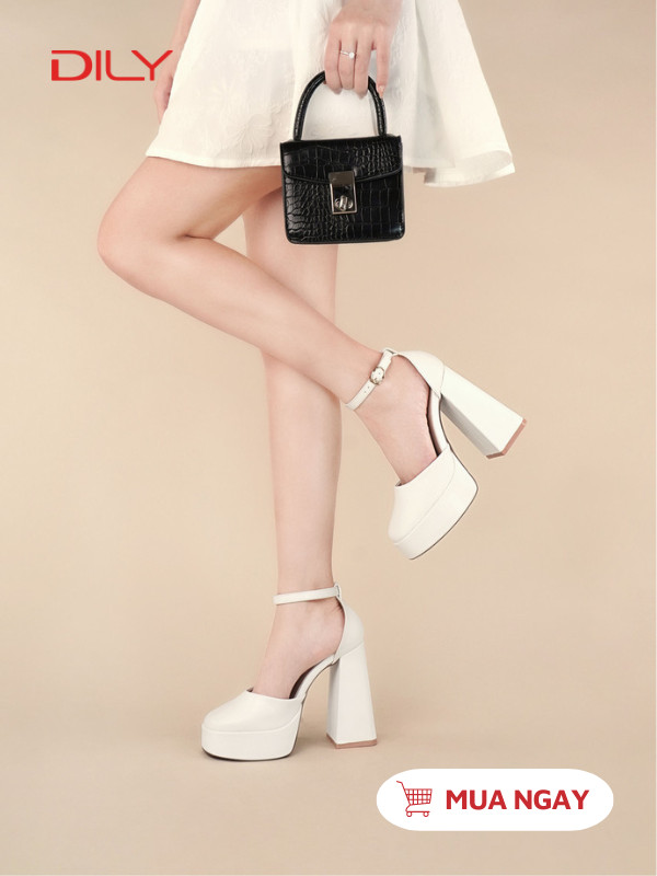 Giày cao gót Mary Jane siêu hack dáng AA0473 - DILY
