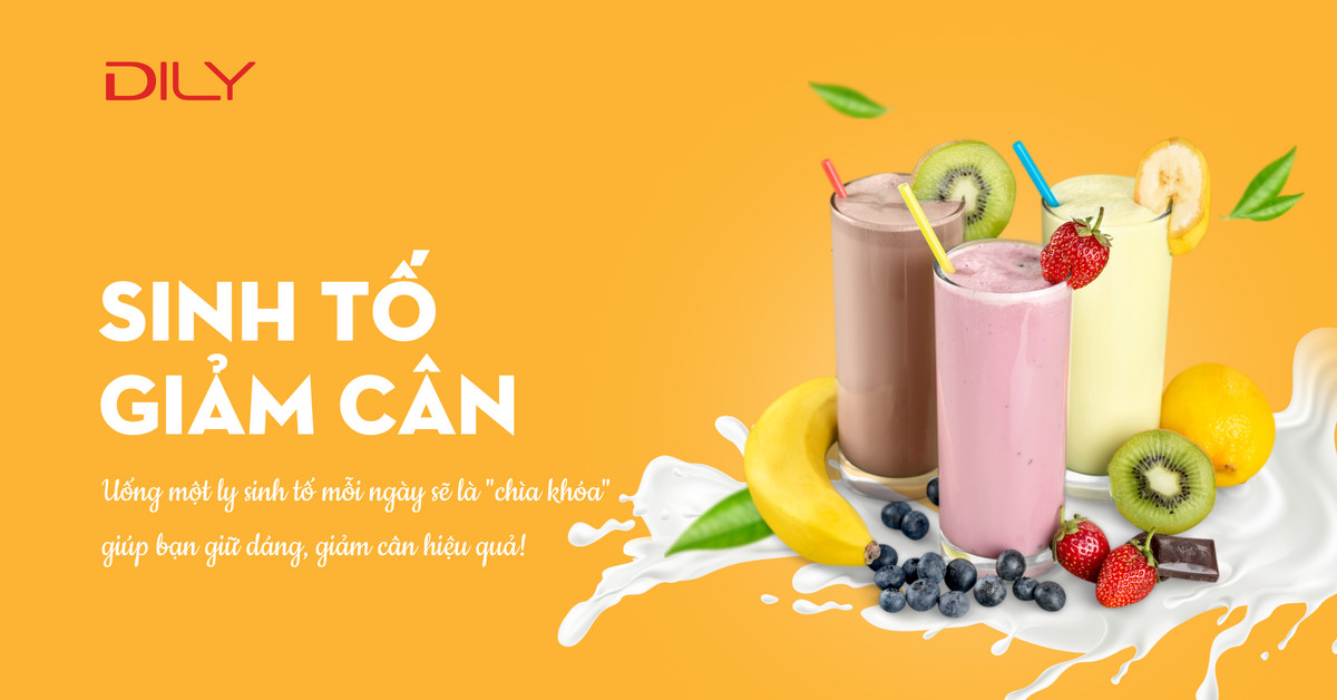 5 công thức sinh tố giảm cân đẹp da, giữ dáng nàng nên lưu ngay