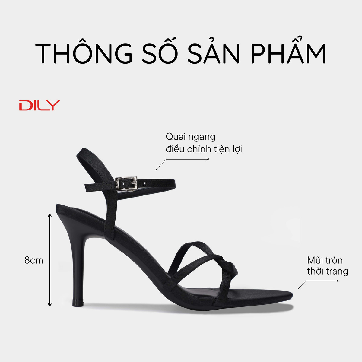 Sandal Cao Gót DL0580