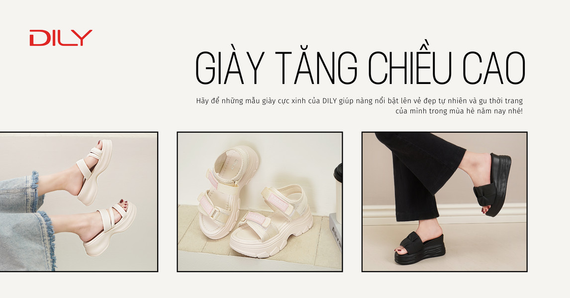 Giày tăng chiều cao cực xinh dành cho cô nàng nấm lùn