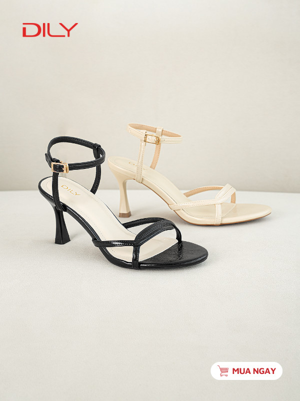 Sandal cao gót quai mảnh tôn chân DL0650 - DILY