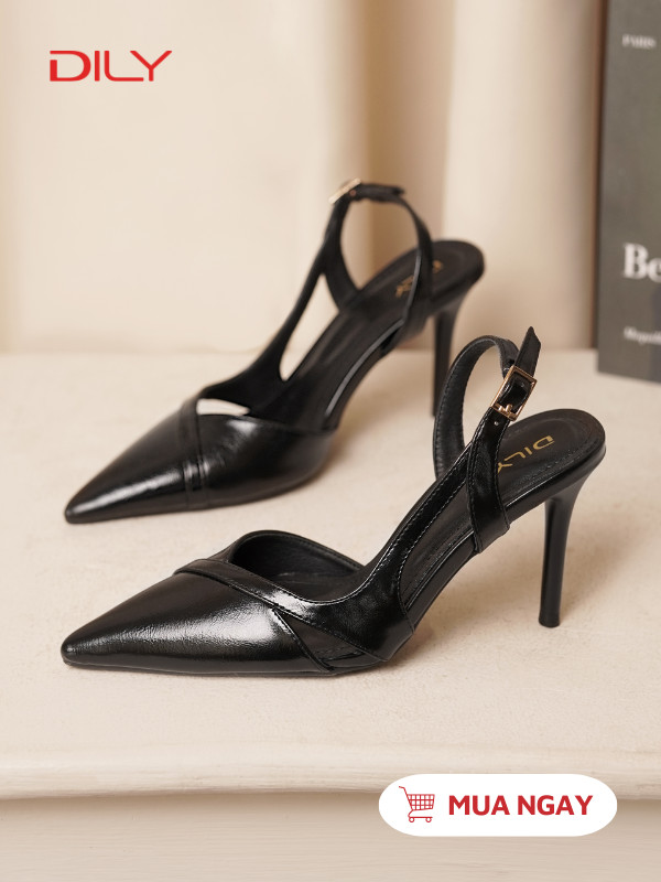 Giày cao gót slingback cut-out tôn chân AA0478 - DILY