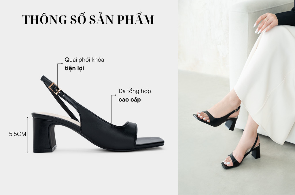 Sandal Cao Gót DL0649
