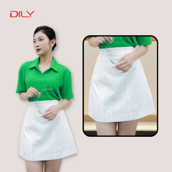 Chân váy chữ A vải xốp cao cấp - Mã SP: AB0320