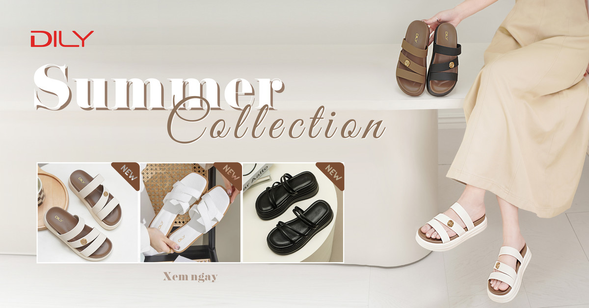 Bước chân nhẹ nhàng cùng 5 mẫu dép mùa hè cực xinh tại DILY