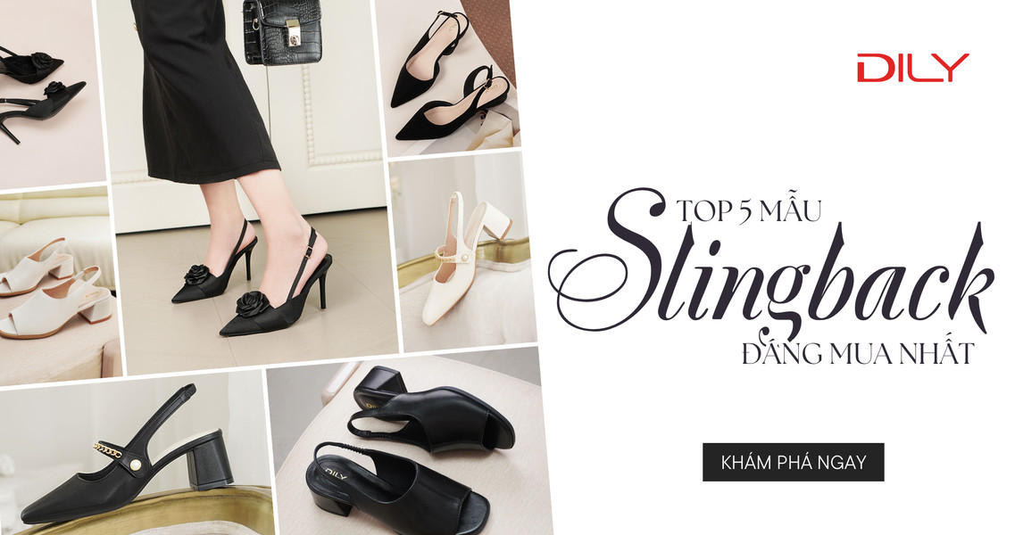 Điểm danh 5 mẫu giày slingback nên có trong tủ giày của nàng