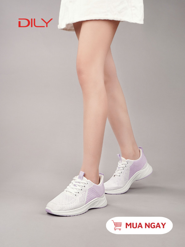 Giày sneaker vải, đế cao su êm chân AG0040 - DILY