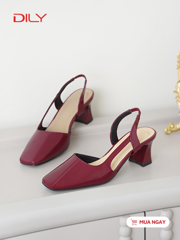 Giày cao gót slingback thiết kế cut-out sang trọng DL0544 - DILY