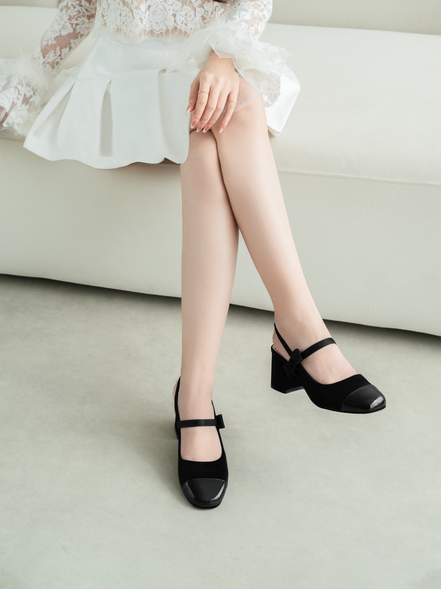 Giày Slingback DL0644 Đen