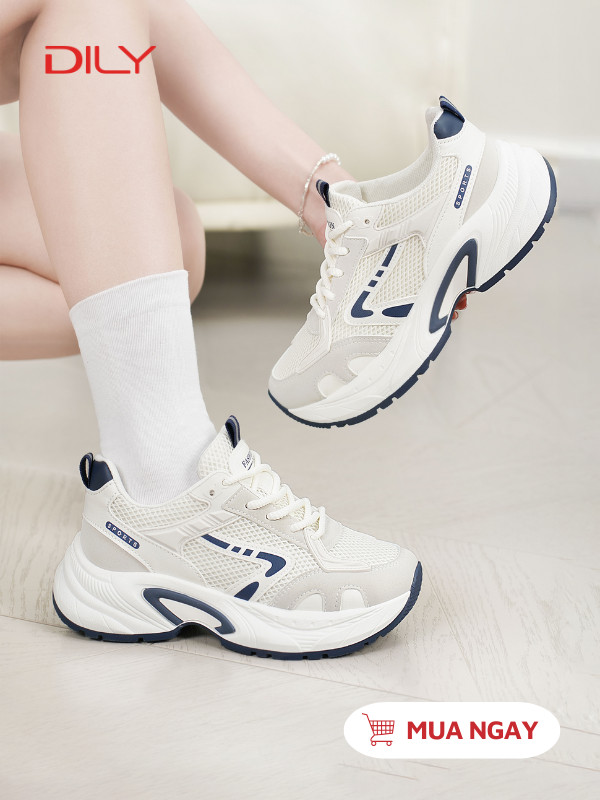Giày sneaker chunky phối màu trẻ trung AG0169 - DILY