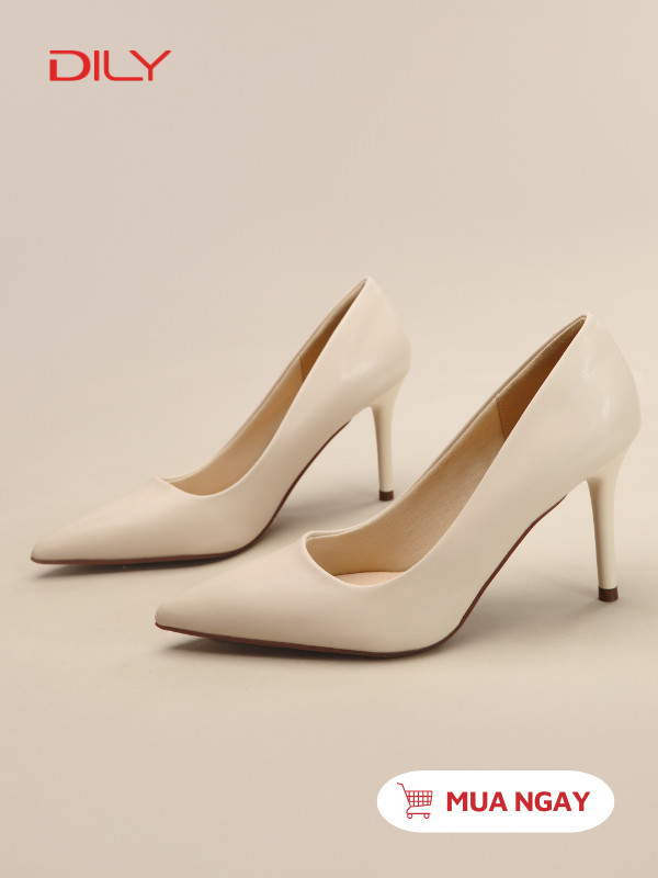 Giày cao gót mũi nhọn basic thanh lịch AA0445 - DILY