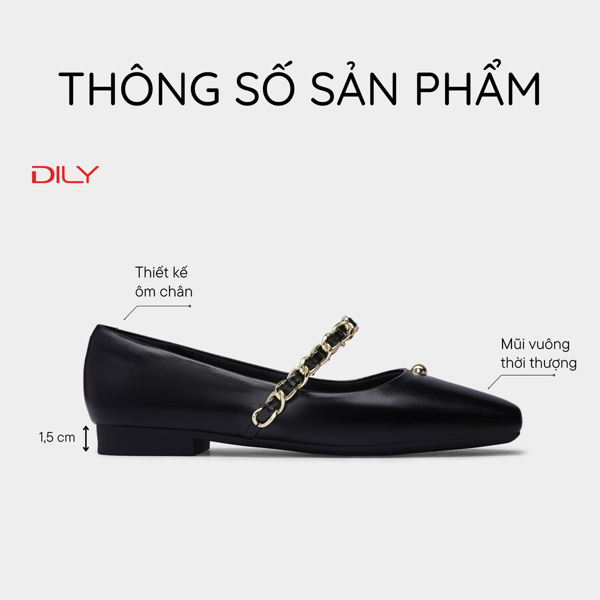 Giày Búp Bê DL0559