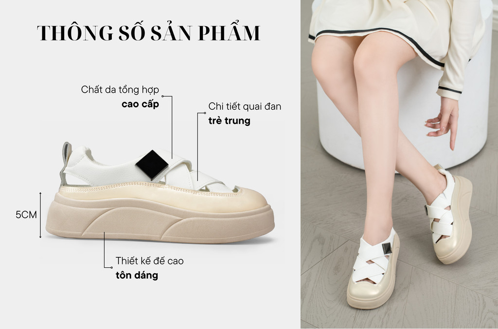 Sneaker Đế Độn AG0176